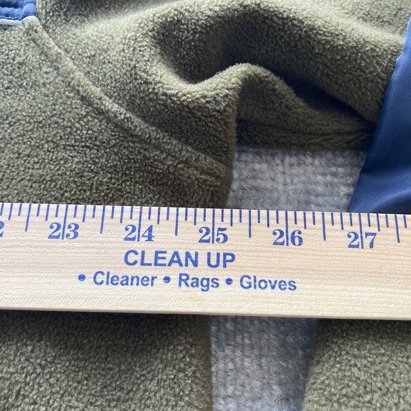 Sonoma Pullover Sweater Gray‎ Black Arctic Fleece Quarter Zip Mens Size XL - Picture 5 of 11